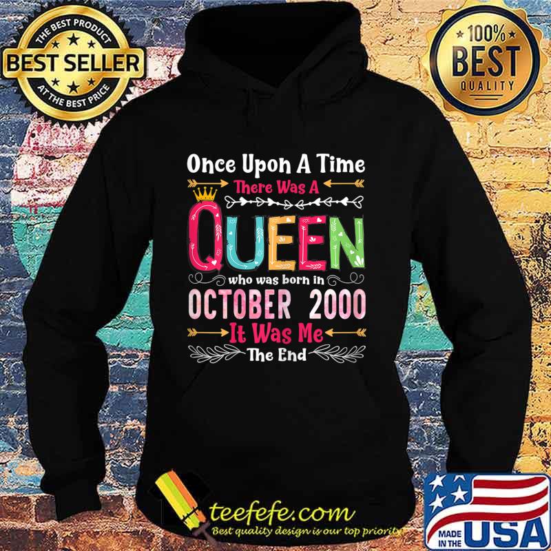 20 Years Birthday Girls 20th Birthday Queen October 2000 T-Shirt Hoodie 20 Years Birthday Girls 20th Birthday Queen October 2000 T-Shirt Hoodie