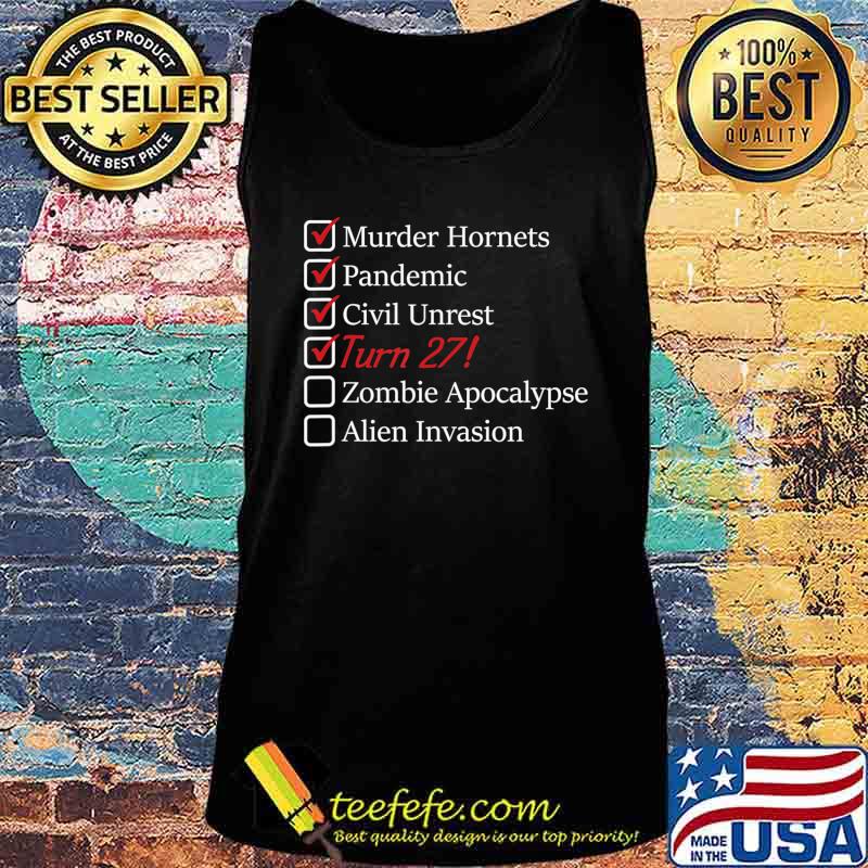 27th Birthday Gift - 27 Years Old - Funny 2020 - Quarantine T-Shirt Tank top 27th Birthday Gift - 27 Years Old - Funny 2020 - Quarantine T-Shirt Tank top
