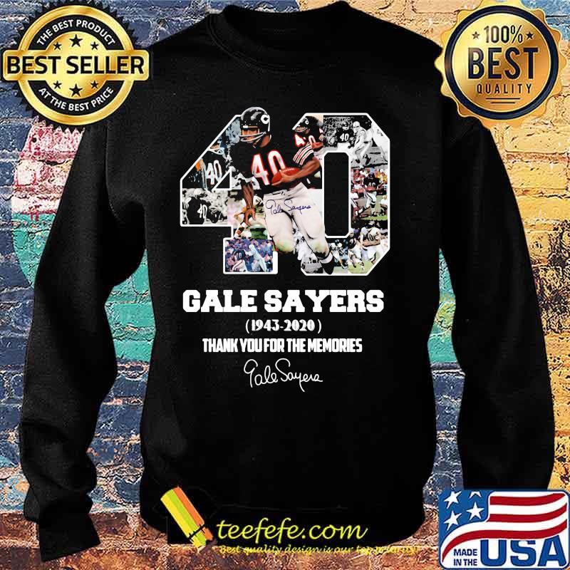 40 gale sayers 1943 2020 thank for the memories signature s Sweater 40 gale sayers 1943 2020 thank for the memories signature s Sweater