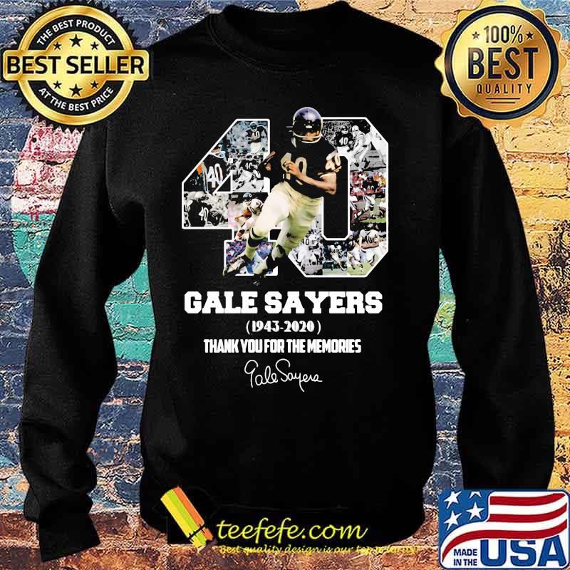 40 gale sayers 1943 2020 thank for the memories signatures s Sweater 40 gale sayers 1943 2020 thank for the memories signatures s Sweater