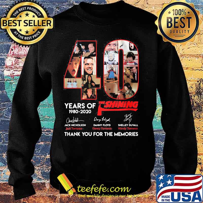 40 years of 1980 2020 the shining thank you for the memories signatures s Sweater 40 years of 1980 2020 the shining thank you for the memories signatures s Sweater