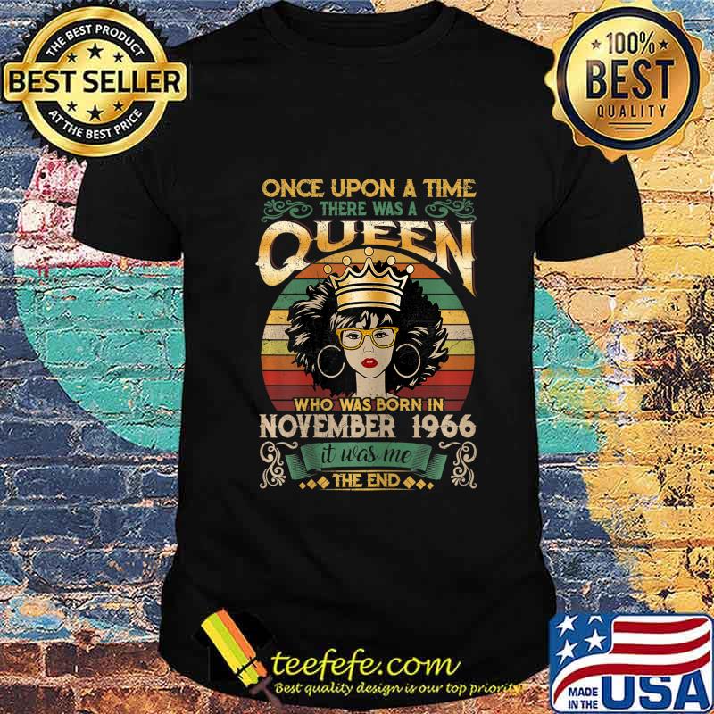 54 Years Birthday Girls 54th Birthday Queen November 1966 T-Shirt