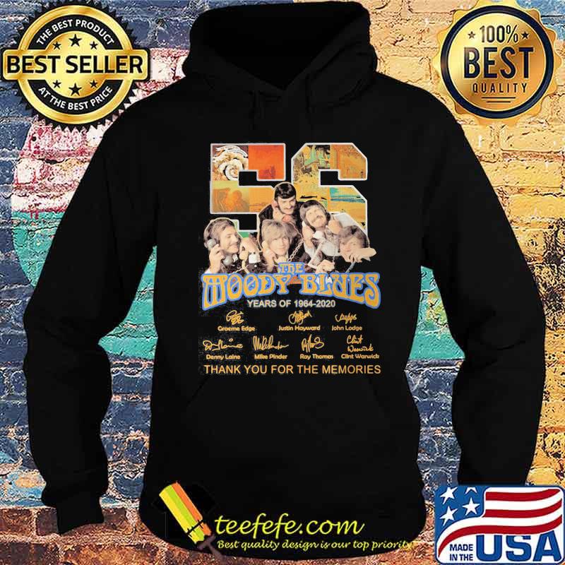 56 years of 1964 2020 the moody blues thank for the memories signatures s Hoodie 56 years of 1964 2020 the moody blues thank for the memories signatures s Hoodie
