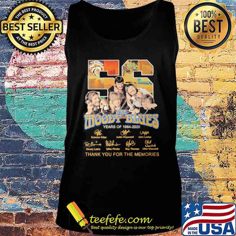 56 years of 1964 2020 the moody blues thank for the memories signatures s Tank top 56 years of 1964 2020 the moody blues thank for the memories signatures s Tank top
