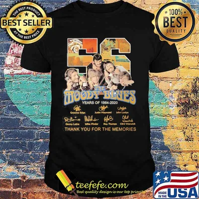 56 years of 1964 2020 the moody blues thank for the memories signatures shirt
