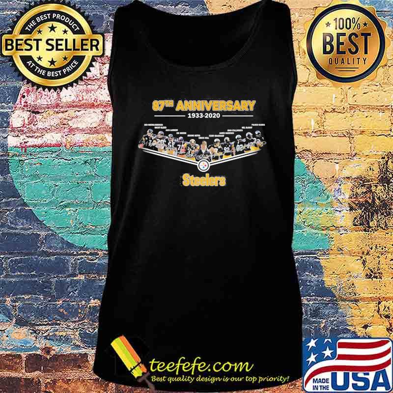 87th anniversary 1933 2020 pittsburgh steelers s Tank top 87th anniversary 1933 2020 pittsburgh steelers s Tank top