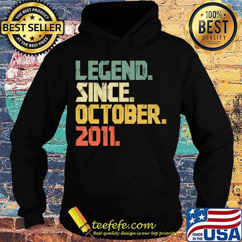 9 Year old Gifts Shirt Boys Girls Legend Since October 2011 T-Shirt Hoodie 9 Year old Gifts Shirt Boys Girls Legend Since October 2011 T-Shirt Hoodie