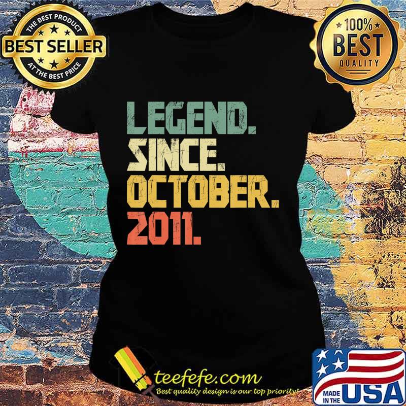 9 Year old Gifts Shirt Boys Girls Legend Since October 2011 T-Shirt Ladies tee 9 Year old Gifts Shirt Boys Girls Legend Since October 2011 T-Shirt Ladies tee