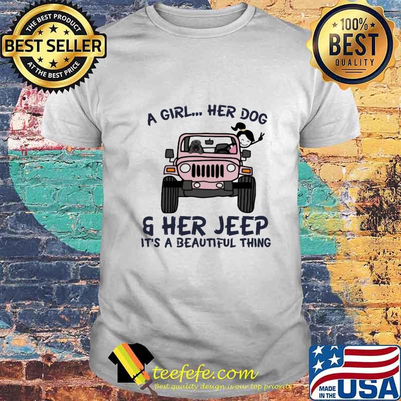 A girl her cats and pink her car it's a beautiful thing shirt