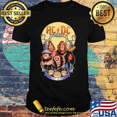 Acdc band members vintage happy halloween shirt