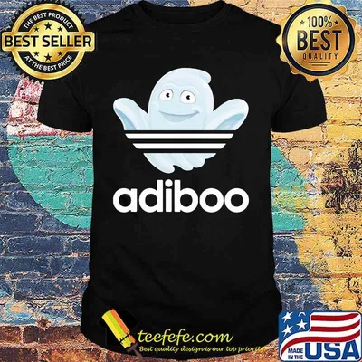 Adiboo boo adidas logo happy halloween shirt