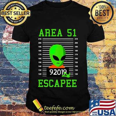 Alien Escapee Area 51 Cute Vintage Halloween Costume Shirt