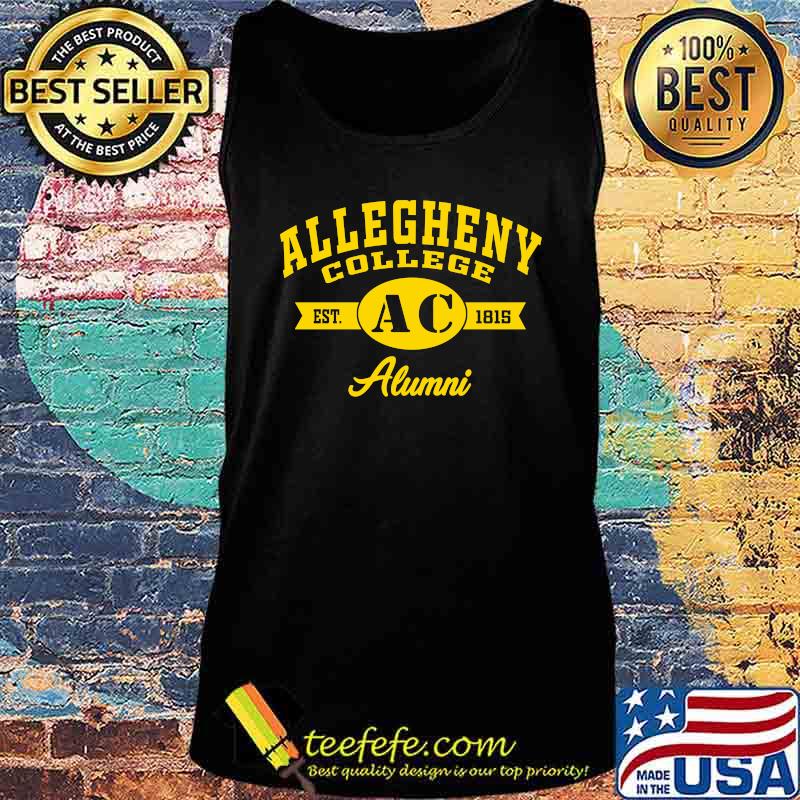 Allegheny college est 1815 alumni s Tank top Allegheny college est 1815 alumni s Tank top