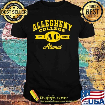 Allegheny college est 1815 alumni shirt