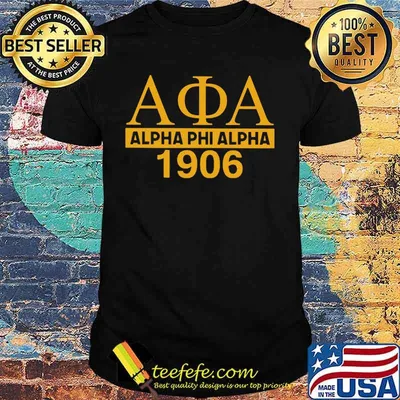 Alpha phi alpha 1906 vintage shirt