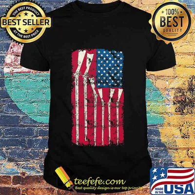 American Flag With Guns Independence Day Shirt