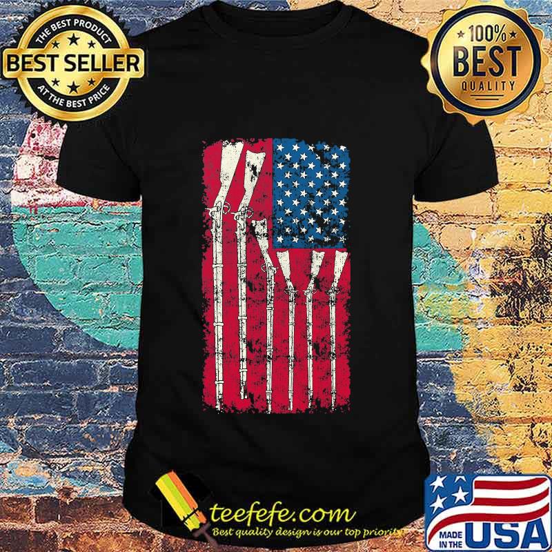 American Flag With Guns Independence Day Shirt