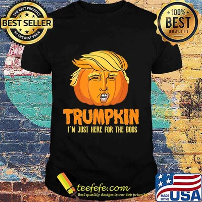 American Halloween Pumpkin I Trumpkin Boos T-Shirt
