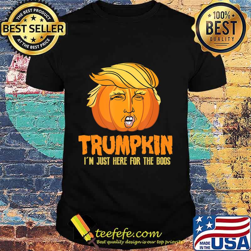 American Halloween Pumpkin I Trumpkin Boos T-Shirt