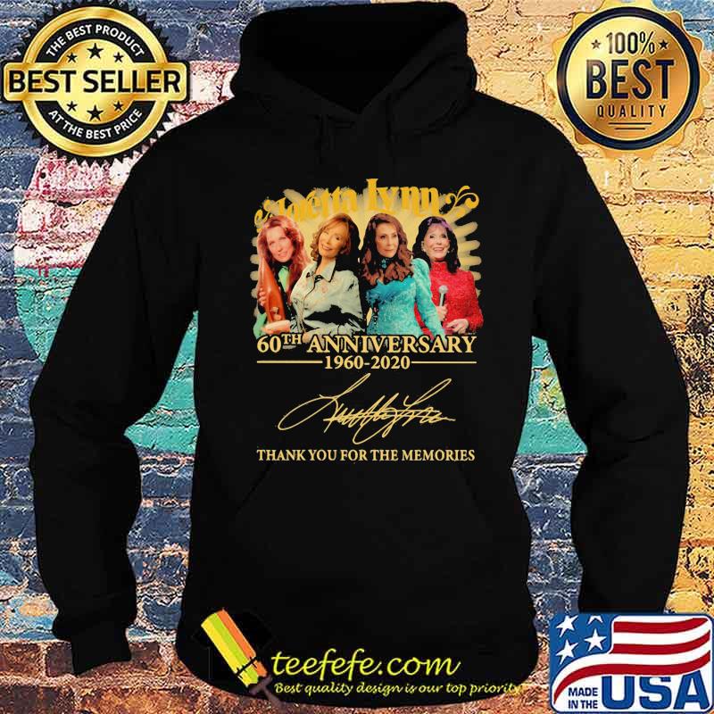 Anretta lynn 60th anniversary 1960 2020 thank for the memories signatures s Hoodie Anretta lynn 60th anniversary 1960 2020 thank for the memories signatures s Hoodie