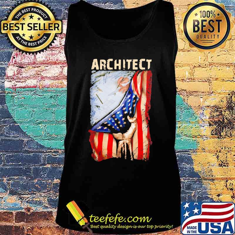 Architect american flag vintage s Tank top Architect american flag vintage s Tank top