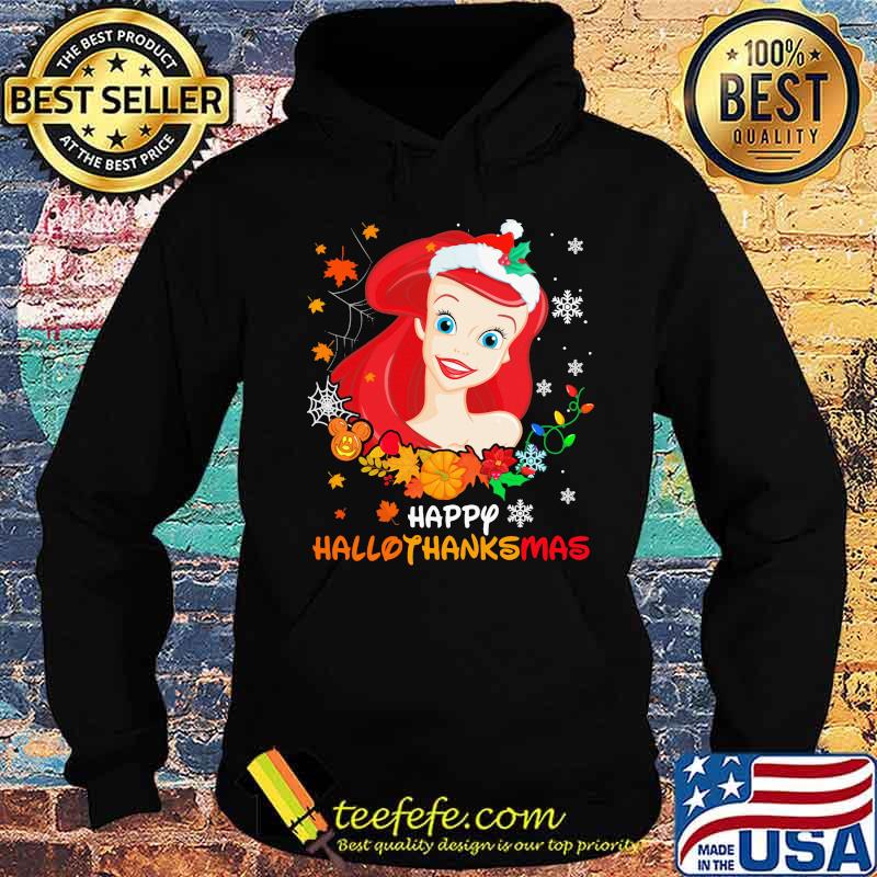 Ariel happy hallothanksmas halloween thanksgiving christmas s Hoodie Ariel happy hallothanksmas halloween thanksgiving christmas s Hoodie