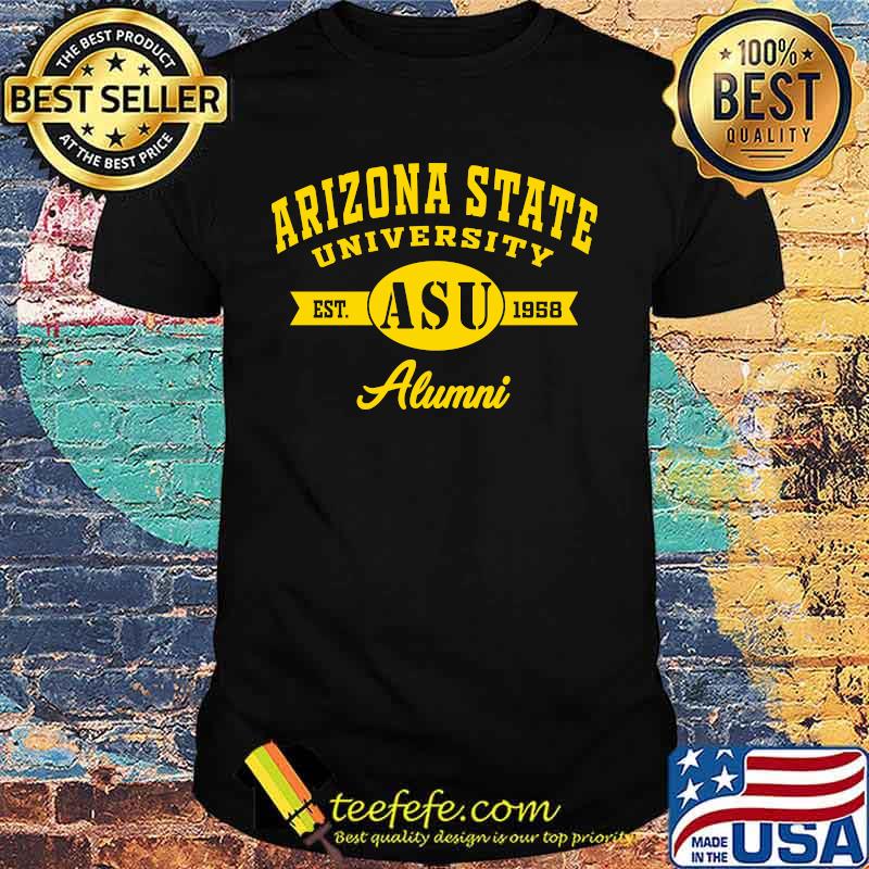 Arizona state university est 1958 alumni shirt