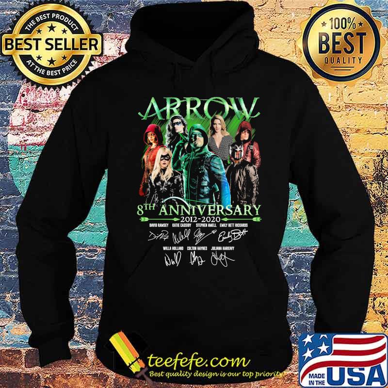 Arrow 8th anniversary 2012 2020 characters signatures s Hoodie Arrow 8th anniversary 2012 2020 characters signatures s Hoodie