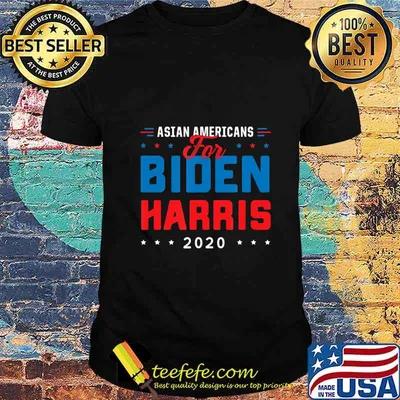 Asian American for Joe Biden Kamala Harris Election 2020 T-Shirt
