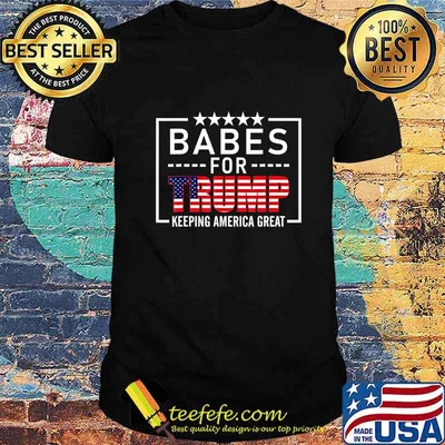 Babes For Trump Conservative Woman Gift Trump 2020 Election T-Shirt