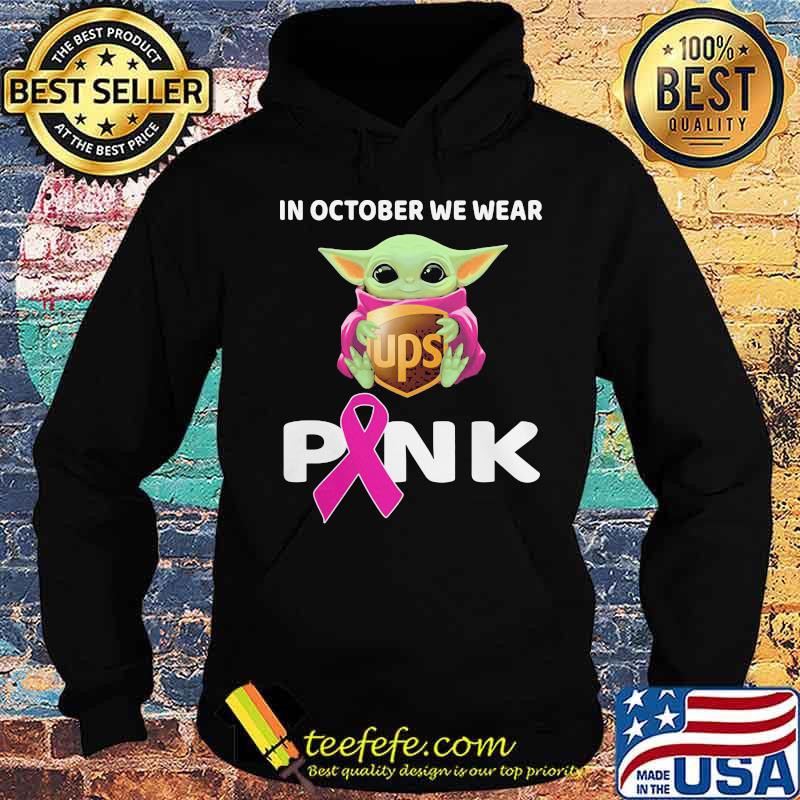 Baby hug ups in october we wear pink cancer awareness s Hoodie Baby hug ups in october we wear pink cancer awareness s Hoodie