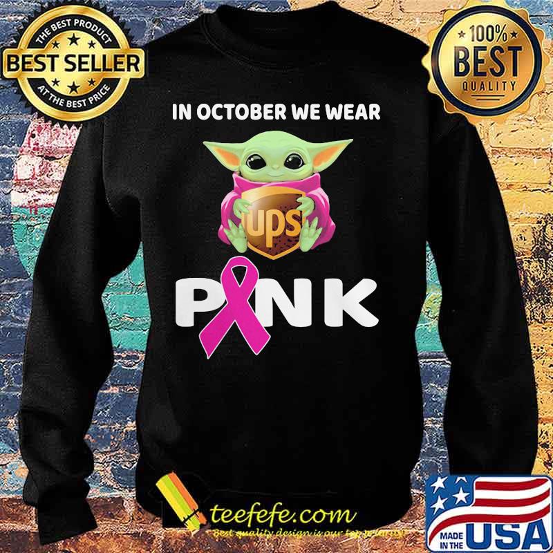 Baby hug ups in october we wear pink cancer awareness s Sweater Baby hug ups in october we wear pink cancer awareness s Sweater