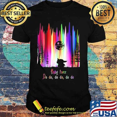 Baby yoda force do do do mountain shirt