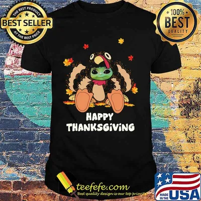 Baby yoda turkey happy thanksgiving shirt
