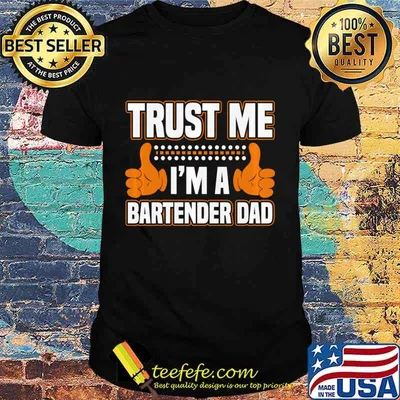 Bartender Gifts For Dad Clinical Psychologist Requirements Shirt
