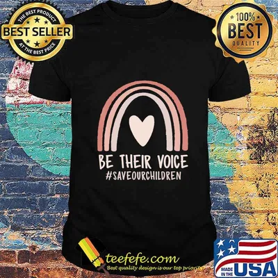 Be Their Voice Save Our Children End of Human Trafficking T-Shirt
