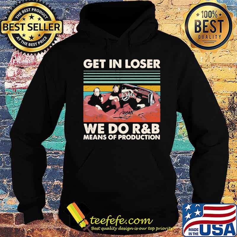 Bee gees band get in loser we do r&b means of production vintage retro signature s Hoodie Bee gees band get in loser we do r&b means of production vintage retro signature s Hoodie