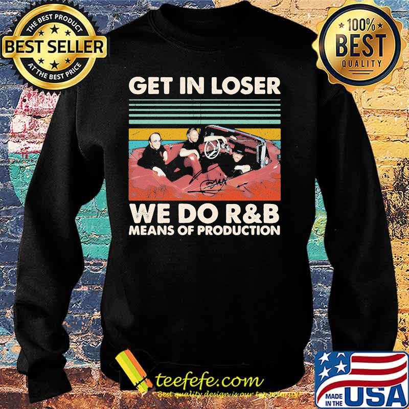 Bee gees band get in loser we do r&b means of production vintage retro signature s Sweater Bee gees band get in loser we do r&b means of production vintage retro signature s Sweater