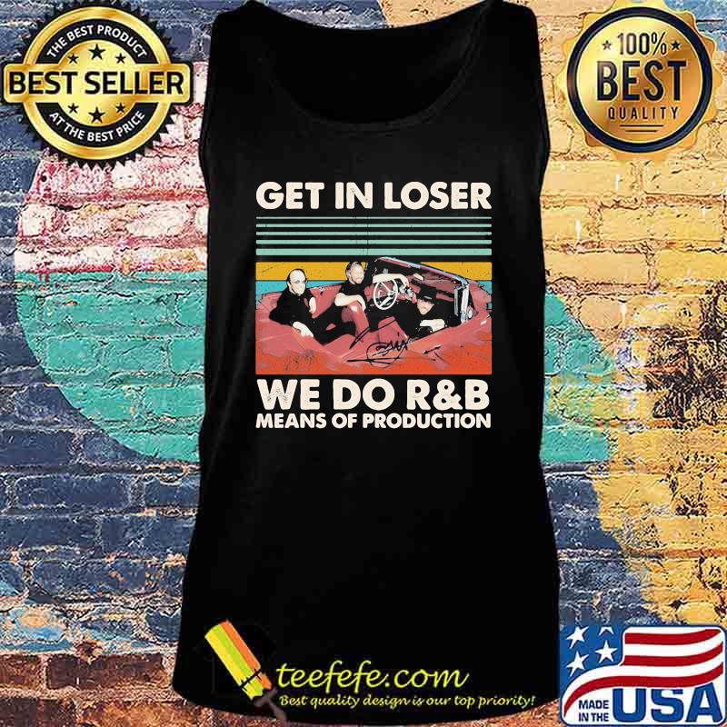 Bee gees band get in loser we do r&b means of production vintage retro signature s Tank top Bee gees band get in loser we do r&b means of production vintage retro signature s Tank top