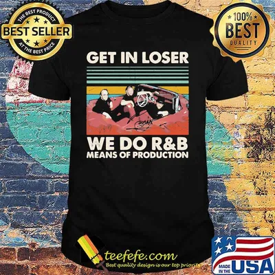 Bee gees band get in loser we do r&b means of production vintage retro signature shirt