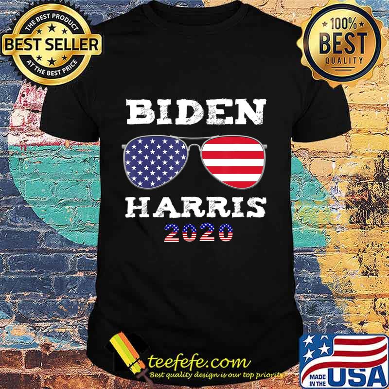 Biden Harris 2020 American Flag Sunglasses T-Shirt