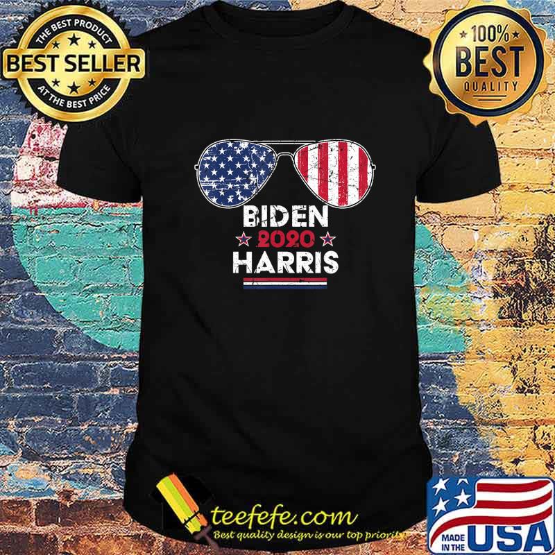 Biden Harris 2020 Aviator Sunglasses American Flag T-Shirt Biden Harris 2020 Aviator Sunglasses American Flag T-Shirt