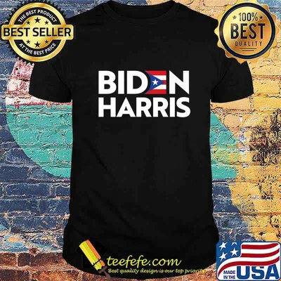 Biden Harris 2020 Joe Kamala for PR Puerto Rico Rican Flag Premium T-Shirt