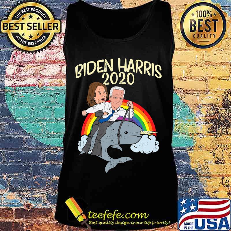Biden Harris 2020 Narwhale Rainbow Funny Joe Kamala Democrat T-Shirt Tank top Biden Harris 2020 Narwhale Rainbow Funny Joe Kamala Democrat T-Shirt Tank top