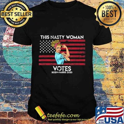 Biden Harris 2020 This Nasty Woman Votes T-Shirt