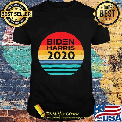 Biden Harris Shirt Women Men Retro Vintage 2020 Democrat T-Shirt