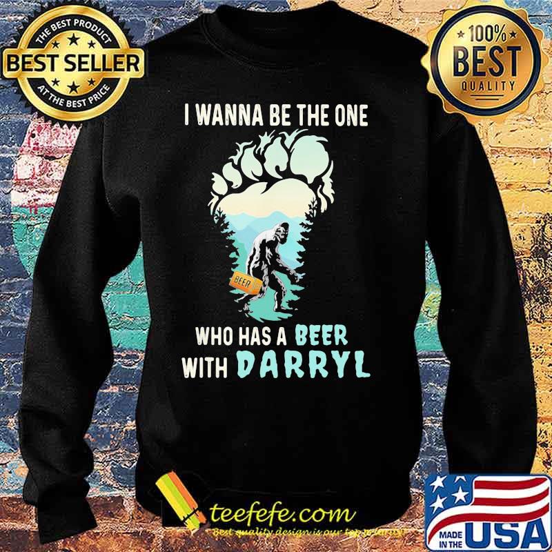 Bigfoot i wanna be the one who has a beer with darryl mountain tree s Sweater Bigfoot i wanna be the one who has a beer with darryl mountain tree s Sweater