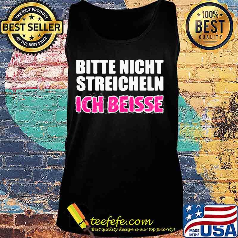 Bitte nicht streicheln ich beisse s Tank top Bitte nicht streicheln ich beisse s Tank top