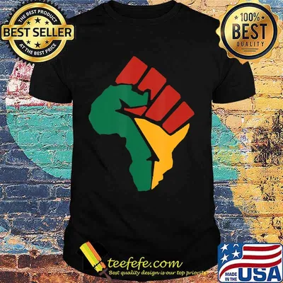 Black Lives Matter Africa Fist T-Shirt