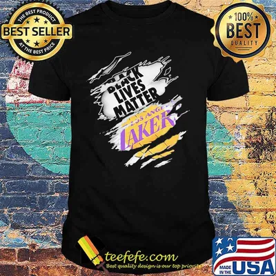 Black lives matter los angeles laker shirt
